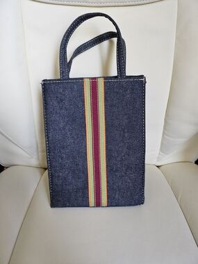 Bath & Body Works Navy Tote with Navy Lining